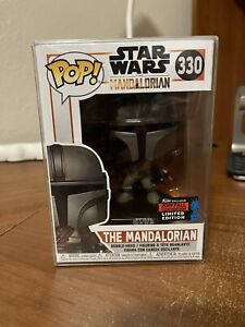 Funko Pop! The Mandalorian with pistol Fall Convention