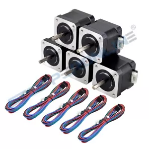 1-5PCS Nema 17 Stepper Motor 64oz.in 39mm 1.5A (17HS4401s) 4-wire for 3D Printer - Picture 1 of 9