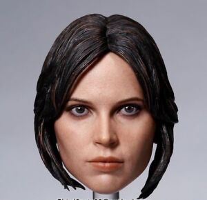 1/6 Scale Female Rogue One Chief Actress Jyn Erso Head Sculpt Model F 12" Figure