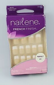 Nailene French Finish Perfect Fit Nails Pink, Medium 77482
