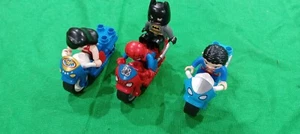 Joblot lego Marvel super heroes motorbikes Spiderman Superman Wonderwomen Batman - Picture 1 of 4