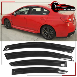 Fits 12-16 Subaru Impreza 15-21 WRX STI Window Visors Vent Sun Shade Guard 4PCS - Bild 1 von 7