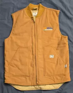 Tyndale Flame Resistant Insulated Vest Sz L Brown 3P Utility Services EXCELLENT - Picture 1 of 15