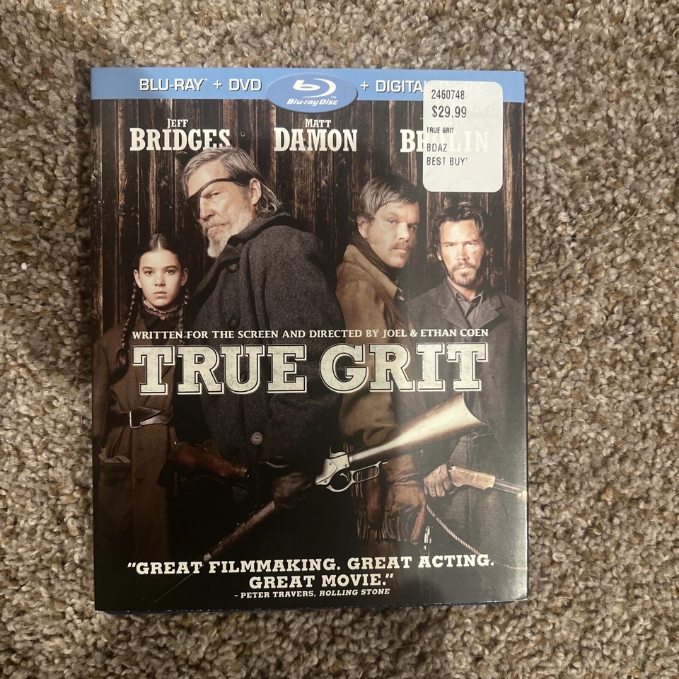 True Grit (Blu-ray/DVD, 2011, 2-Disc Set, No Digital - Image 1 of 1