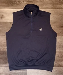 Zero Restriction Tour Series 1/4 Zip Performance Golf Vest Navy Size Medium  - Picture 1 of 10