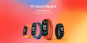 Xiaomi Mi Band 6 1.56 AMOLED Blood Oxygen Fitness Tracker Heart Rate Monitor NFC