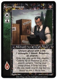 Grey Thorne Twilight Rebellion V:TES VTES Vampire CCG - Picture 1 of 1