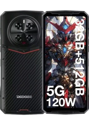 DOOGEE DK10 5G Rugged Smartphone 2024, 32GB+512GB, 120W Fast Charging Dual SIM - Image 1 of 4