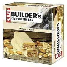 Clif Builder's Vanilla Almond Protein Bars, 1 Box with 6 6 Count (Pack of 1) 