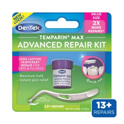 Kit de reparación dental avanzado DenTek Temparin Max, 13+ reparaciones Foto 1 de 4