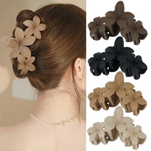 Large Matte Claw Hair Clips for Women - 4.5 Inch Non-Slip Strong Hold Clips f... - Picture 1 of 7