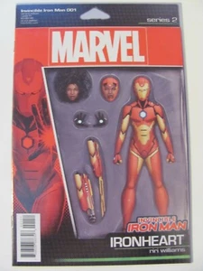 Invincible Iron Man #1 Marvel 2017 Riri Williams Ironheart Action Figure Variant - Imagen 1 de 3