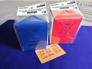 One Piece TCG: Official Card Case (Blue + Red) - Vol.1 -3D2Y + Monkey.D.Luffy - Picture 1 of 5