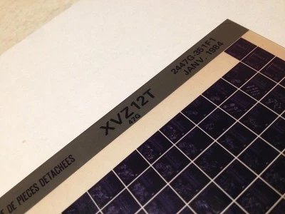 Yamaha XVZ12T XVZ 1200T XVZ12 Micro Enchufe Piezas List Catálogo - Imagen 1 de 2