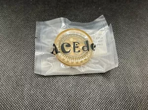ACEdc Orange Polycarbonate (PC) Donut Mini Haptic Fidget Clicker Coin - Rare EDC - Picture 1 of 10