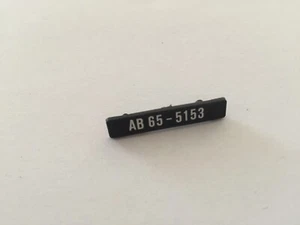 Plaque immatriculation avant miniature Solido Volkswagen VW Combi 1966 1/19 #A56 - Foto 1 di 2