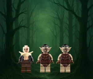 LEGO Hobbit Attack of the Wargs 79002 Hunter Orcs (2) & Yazneg Minifigures New - Picture 1 of 8