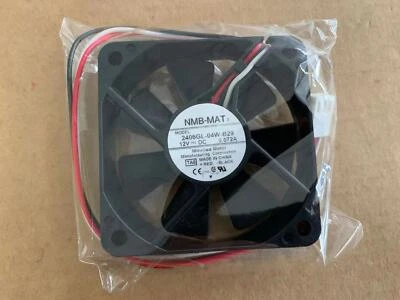 Ventilador de refrigeración silencioso NMB-MAT 2406GL-04W-B29 12V 0.072A 6015 6 cm 3 líneas Foto 1 de 4