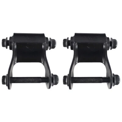 Kit de grilletes de suspensión de resorte de hoja trasera de 2 piezas para camioneta Dodge Durango 1998-2003 Foto 1 de 4