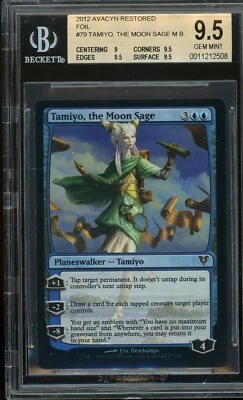 Tamiyo, the Moon Sage foil - Avacyn Restored, BGS 9.5 GEM MINT. MTG (pop 5)   - Image 1 of 2