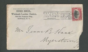 1901 Buffalo NY W/Scarce Pan Am Exposition Cancel On Cover From Hurd Brothers--- - Picture 1 of 1