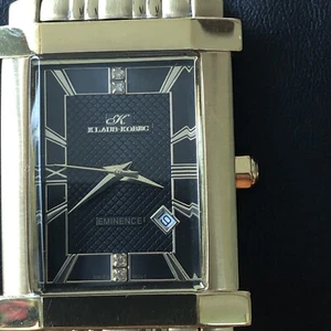 Orologio da polso vintage Klaus Kobec placcato oro Eminence - Foto 1 di 10
