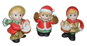Lot of 3 Vintage HOMCO Christmas Kids Band Figurines 5106 - Picture 1 of 5