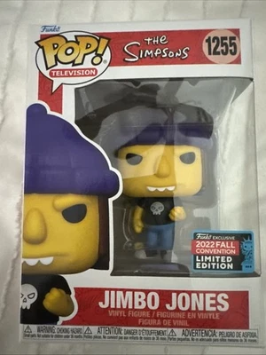 Figura coleccionable Jimbo Jones #1255 Funko de Los Simpson nueva en caja Foto 1 de 2