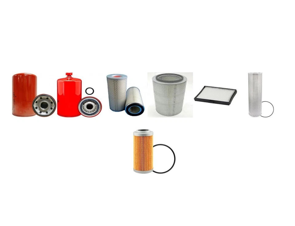 Kit Servicio de Filtro Para Doosan Mega 250V W/ Daewoo DB58TIS Motor - Imagen 1 de 1