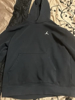 Air Jordan Sudadera con Capucha Juvenil Talla Grande Niños Negro Pullover Sudadera Bolsillo Foto 1 de 2