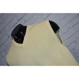 Vintage Brooks Brothers Sweater Vest Mens Size XL Yellow Made In The USA  - Picture 1 of 9