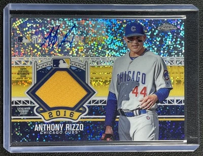 ANTHONY RIZZO 2016 TOPPS CHROME UPDATE #ASARC-AR ALL STAR STITCHES JERSEY AUTO - Image 1 of 2
