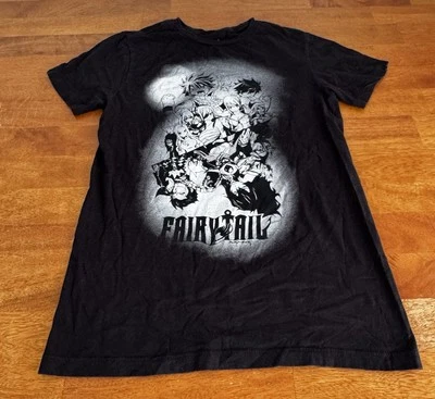 Camiseta Fairy Tail Talla Unisex Adulto XS Personaje Manga Anime Japonés Negro Foto 1 de 4
