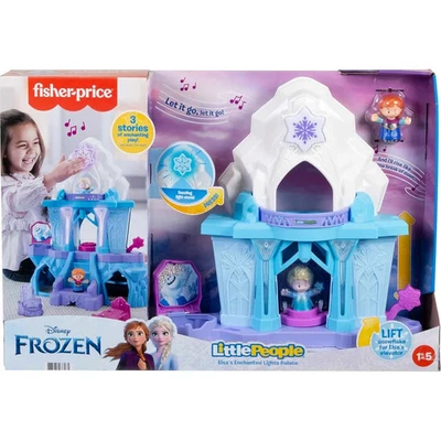 Disney Frozen Elsa's Enchanted Lights Palace Little People Juego Foto 1 de 4