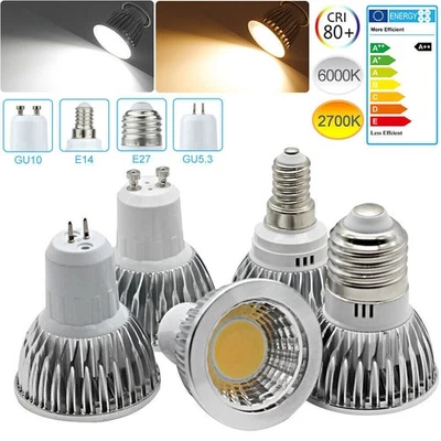 E27 E14 GU10 LED Birne Superhelle COB Glühbirne Lampen Spot Strahler 9W 12W 15W - Bild 1 von 4