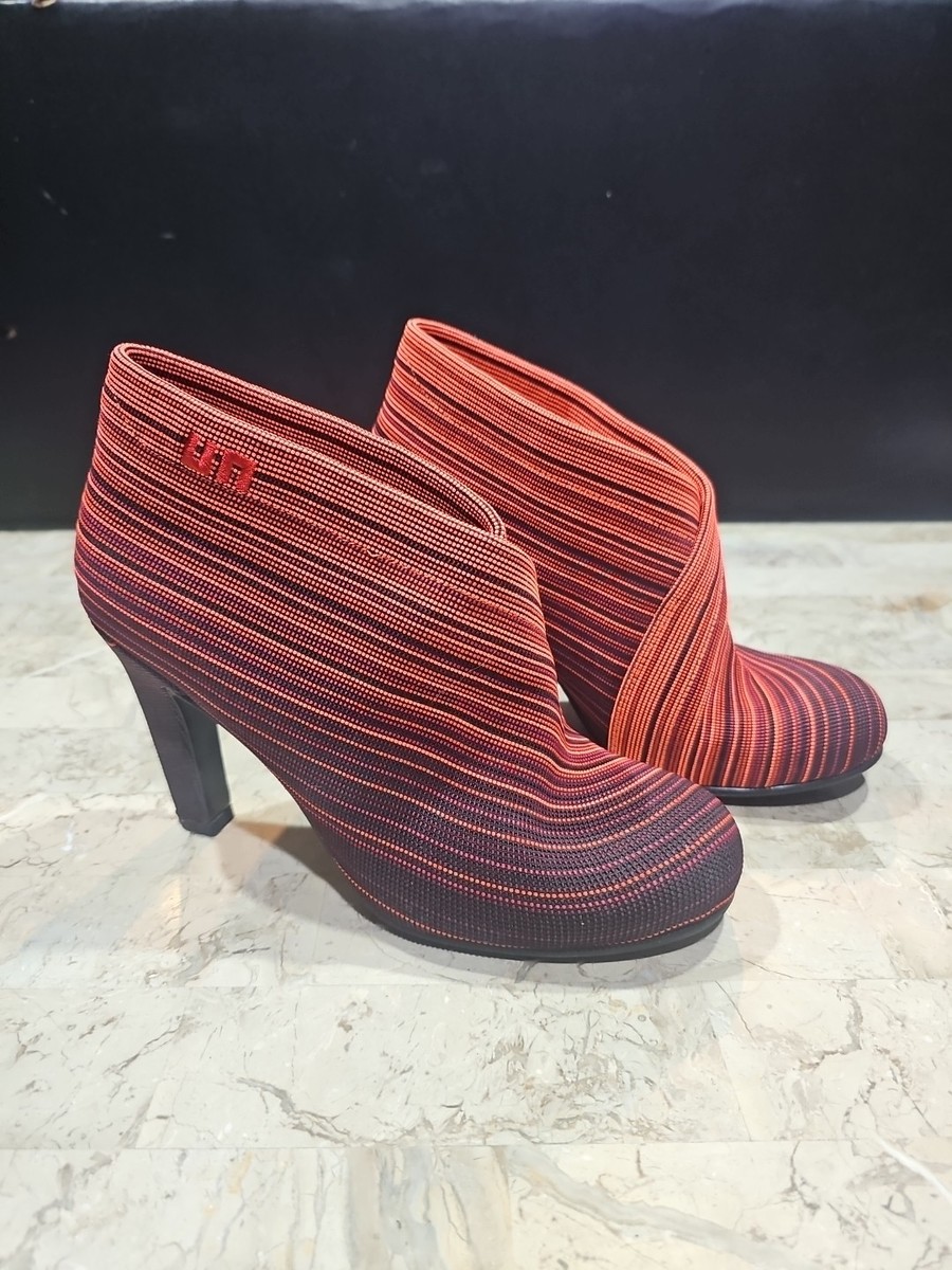【UNITED NUDE】パンプス EamzPumps 40/ Red Pre-owned United Nude Eamz High Heel Dress Pump Patent Neon