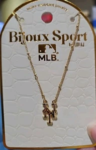 Bijoux Sports Luv AJ New York Mets Baseball Mlb Logo Pendant Necklace - Picture 1 of 3