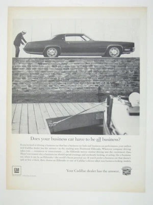 Anúncio de carro Fleetwood Eldorado vintage Cadillac classe executiva década de 1960 - Imagem 1 de 2