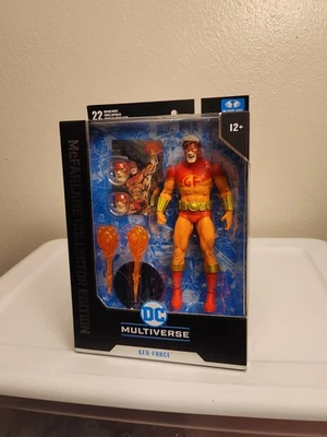 Figura de acción McFarlane DC Multiverse Geo-Force Edición Coleccionista The Outsiders Foto 1 de 4