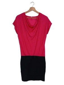 VERO MODA Vestido de manga corta Mujeres Vestido Talla EU 38 rosa-negro - Imagen 1 de 5