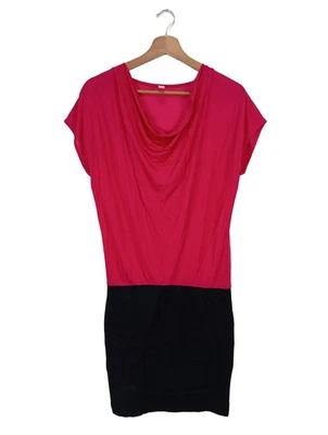 VERO MODA Vestido de manga corta Mujeres Vestido Talla EU 38 rosa-negro - Imagen 1 de 4