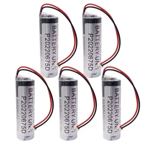 5PCS R88A-BAT01G Battery 3.6V 2000mAh For Omron PLC backup Battery ER6V w/Plug - Picture 1 of 3