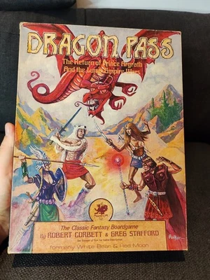 Dragon Pass The return of prince Argarth.. Chaosium  1980 Fantasy Boardgame - Image 1 of 4