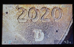 2020 D Lincoln Memorial Cent Error Obverse Doubling - Picture 1 of 7