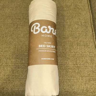 California Falda Cama King Premium Microfibra Beige Foto 1 de 4