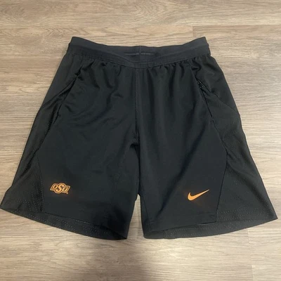 Мужские тренировочные шорты Oklahoma State Cowboys Nike OnField черные маленькие покеры OSU  - Изображение 1 из 4