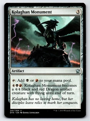 Kolaghan Monument U Dragons of Tarkir # 241 NM Normal - Image 1 of 2