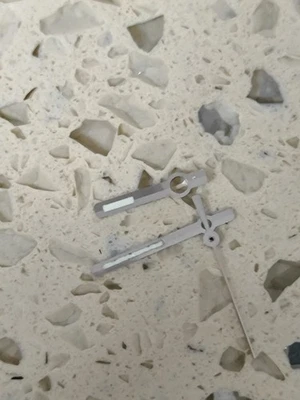 SEIKO 6105/  6106  /6119 Part Set Hands Silver USED - Image 1 of 4