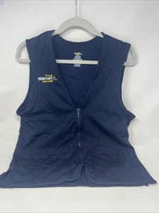 Walmart Proud Associate Uniform Vest Adult Navy Blue Spark Unisex Extra Small - Picture 1 of 8