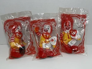 McDonald’s 2009 TY Beanie Babies Ronald McDonald 30 Years Of Happiness Sealed -3 - Picture 1 of 2